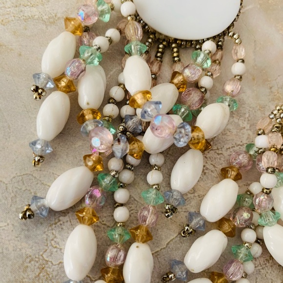 Chipita Beaded Chandelier Pierced Earrings - Picture 2 of 4